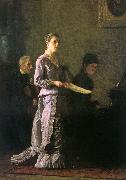 Thomas Eakins The Pathetic Song oil painting on canvas